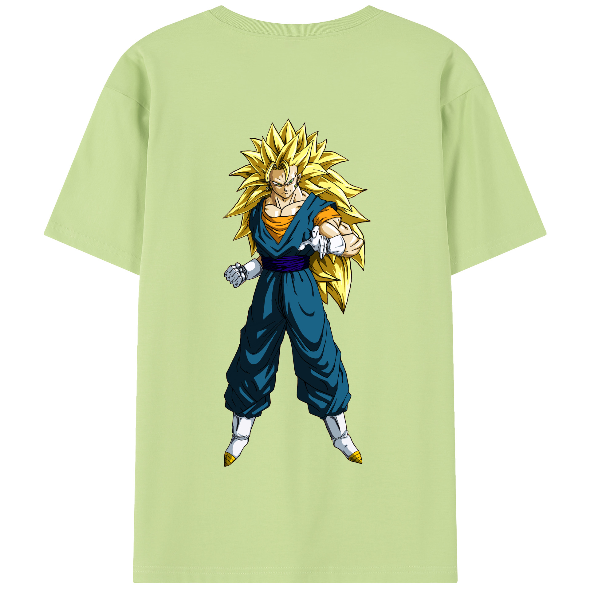 （画像用） ドラゴンボール ベジット DRAGON BALL Vegetto 綿100％半袖Tシャツ（背面プリント）